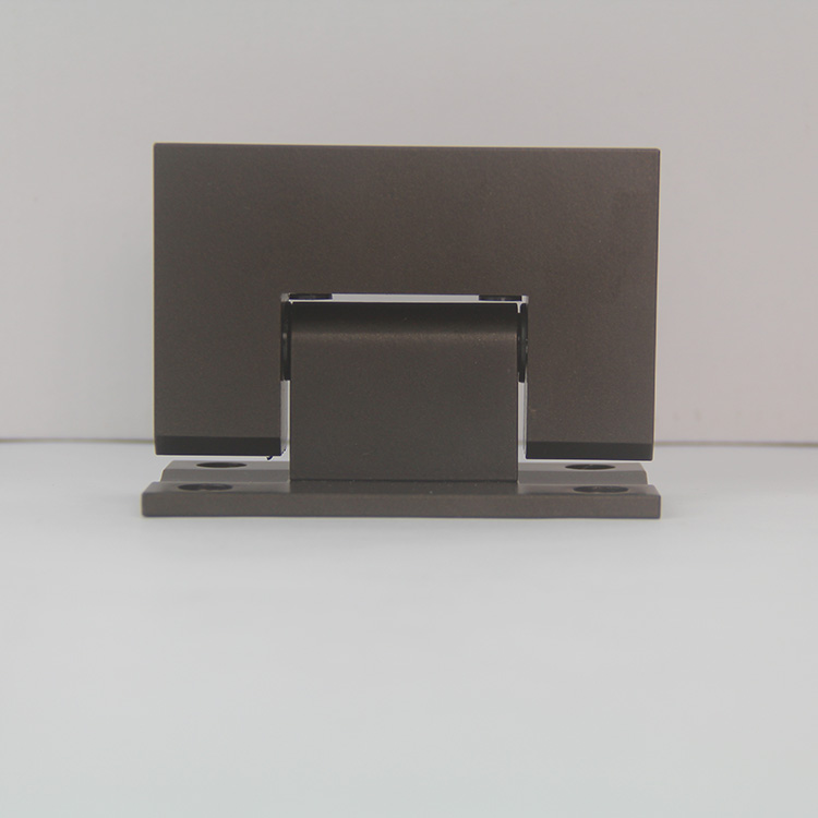 Black Glass To Wall Stainless Steel Brass Shower Glass Door Hinge 90 Degree 