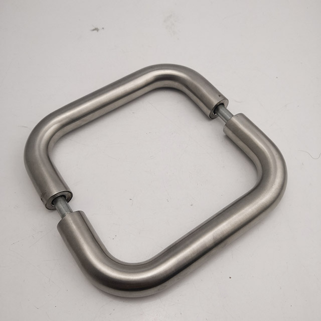 Stainless Steel Tube Hollow Easy To Install Door Handle for Wooden Door Or Glass Door 
