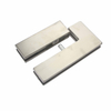 Security Square Metal Clamp Glass Door Lock Patch Fitting