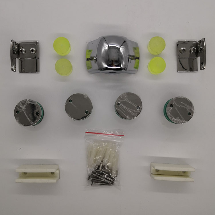 Simple Design Shower Room Glass Sliding Door Hardware Bathroom Accessories Set