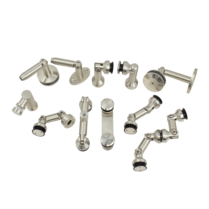 Frameless Glass Door Pivot Clamp Top Patch Fitting