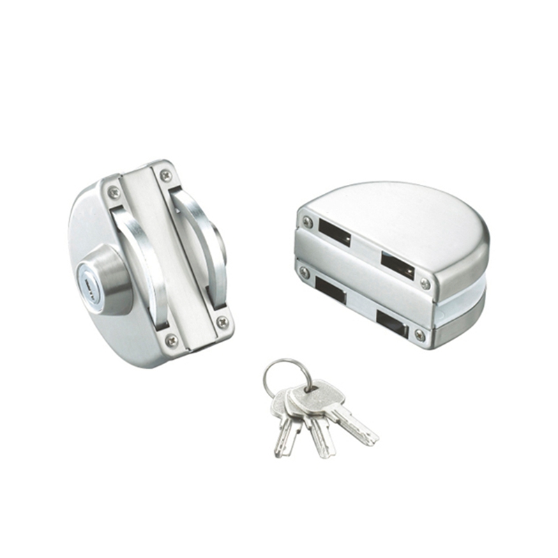 SSS Stainless Steel Glass Door Patch Fitting Lock