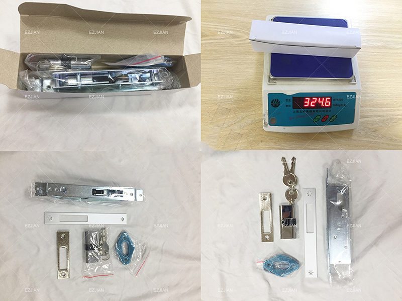 Door Hardware Stainless Steel Frameless Glass Door Lock Sliding Swing Door Handle Patch Lock
