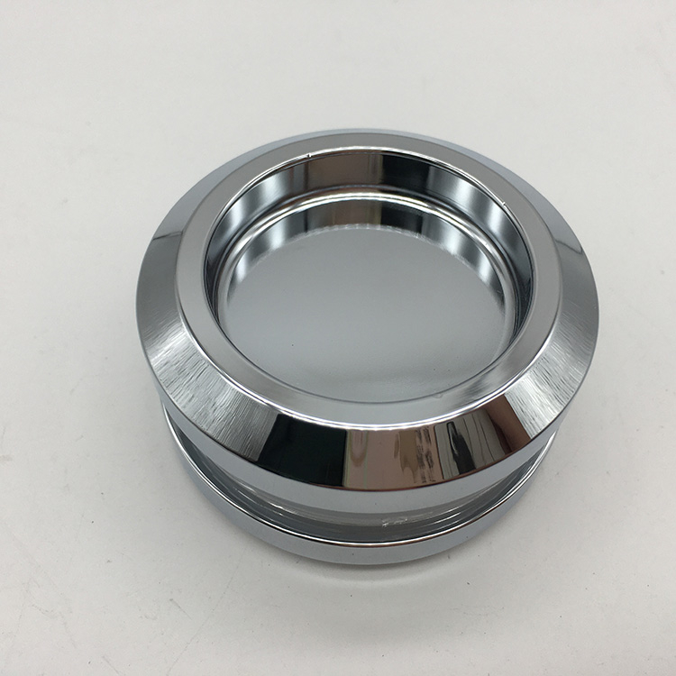 Interior Glass Door Parts Zamak Sliding Glass Door Pull Handles With Chrome Plated 