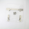 Top Hanging Ceiling Mount Stainless Steel Sliding Glass Partition Door Full Set Hardware 