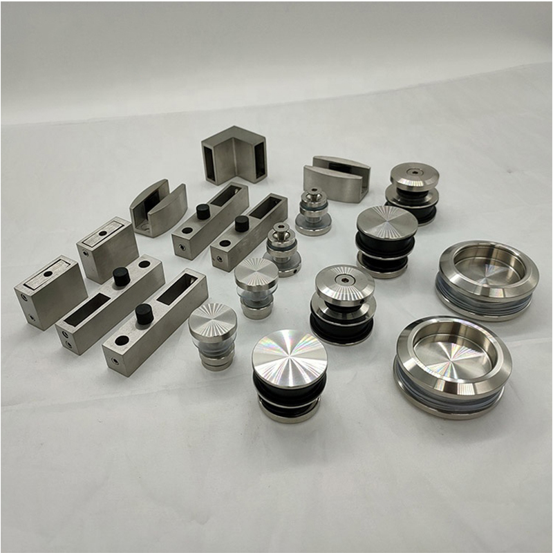 Bathroom Glass Sliding Door Roller Stainless Steel Glass Hanging Wheel for Showerroom Sliding Door Rollers Hardware