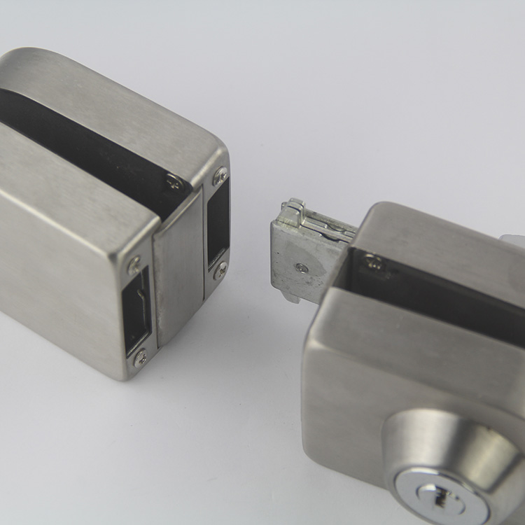 Stainless Steel Slide Bolt Latch Frameless Glass Door Lock