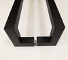 Black Square Stainless Steel Glass Door Pull Handle