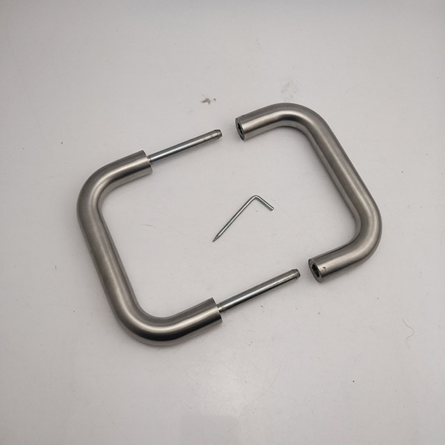 Stainless Steel Tube Hollow Easy To Install Door Handle for Wooden Door Or Glass Door 