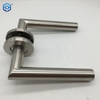 High Quality Interior Stainless Steel Lever Type Handle Round Hollow Bar Door Handle