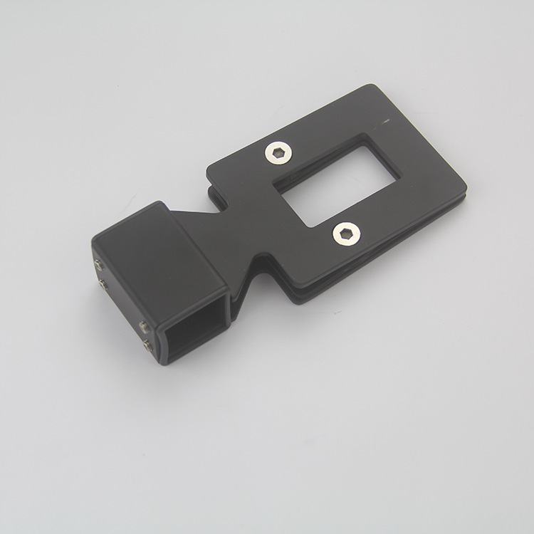 Black Stainless Steel Glass Hinge for Glass Door in Satin & Polish Finished