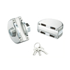 SSS Stainless Steel Glass Door Patch Fitting Lock