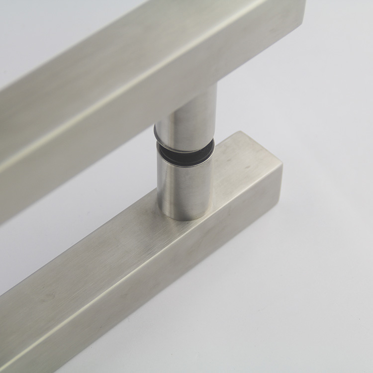 Hight Quality Hardware Stainless Steel Metal H Type Office Pull Handles Glass Door Handle