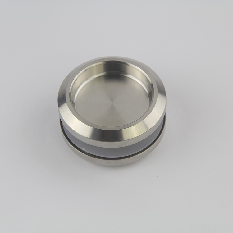 Round Stainless Steel Sliding Door Design Double Sided Modern Door Pull Handle